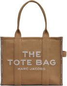 230 MARC JACOBS TOTE THE LARGE CAMEL NATURAL LOGO