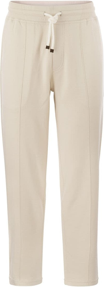 Cotton fleece trousers