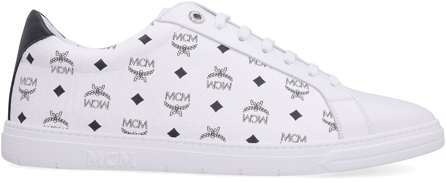 Mcm Monogram-Pattern Low-top Sneakers