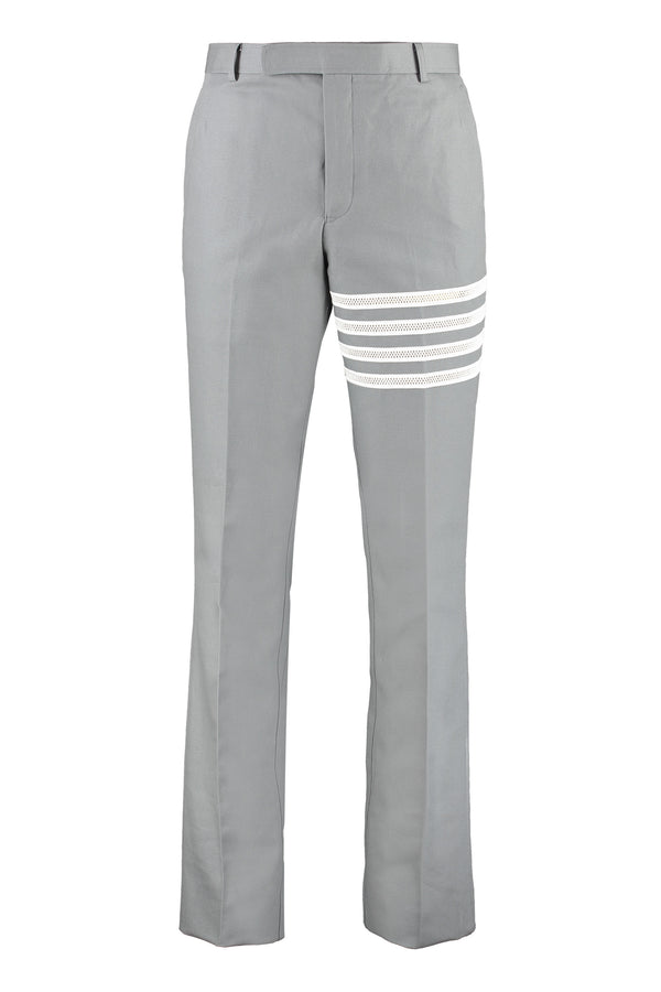 grey THOM BROWNE TAILORED TROUSERS (MTU187E10070_035) | LOZURI