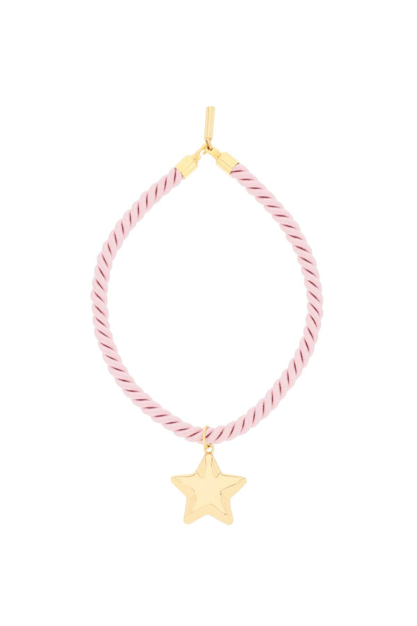 PINK TIMELESS PEARLY  NECKLACE WITH CHARM