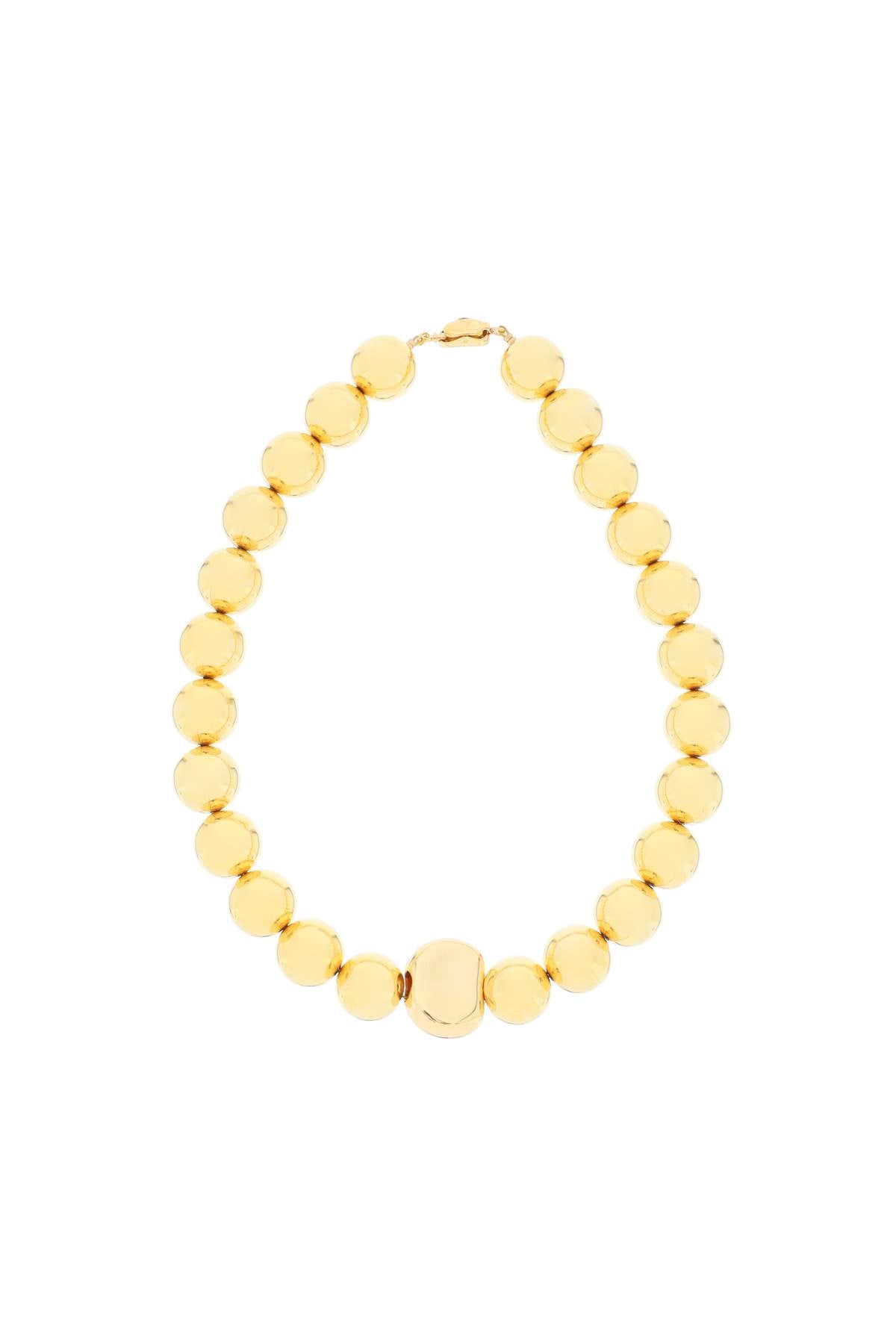 GOLD TIMELESS PEARLY  BALL NECKLACE