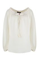 002 WEEKEND MAX MARA NAZARINO LINEN BLOUSE