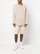 6161 OFF-WHITE WAVE OFF CANVAS UTILITY SHORT