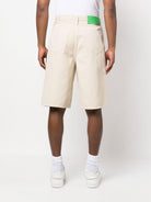 6161 OFF-WHITE WAVE OFF CANVAS UTILITY SHORT