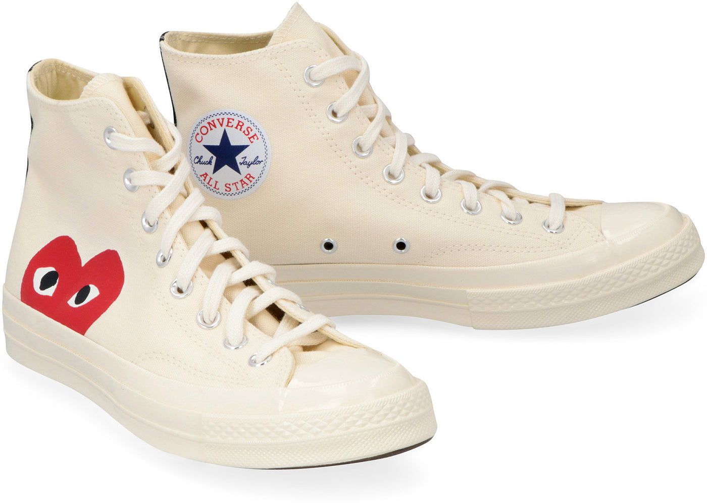 2 COMME DES GARÇONS PLAY CHUCK 70 HIGH-TOP SNEAKERS