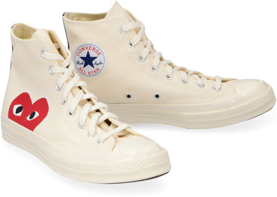 2 COMME DES GARÇONS PLAY CHUCK 70 HIGH-TOP SNEAKERS