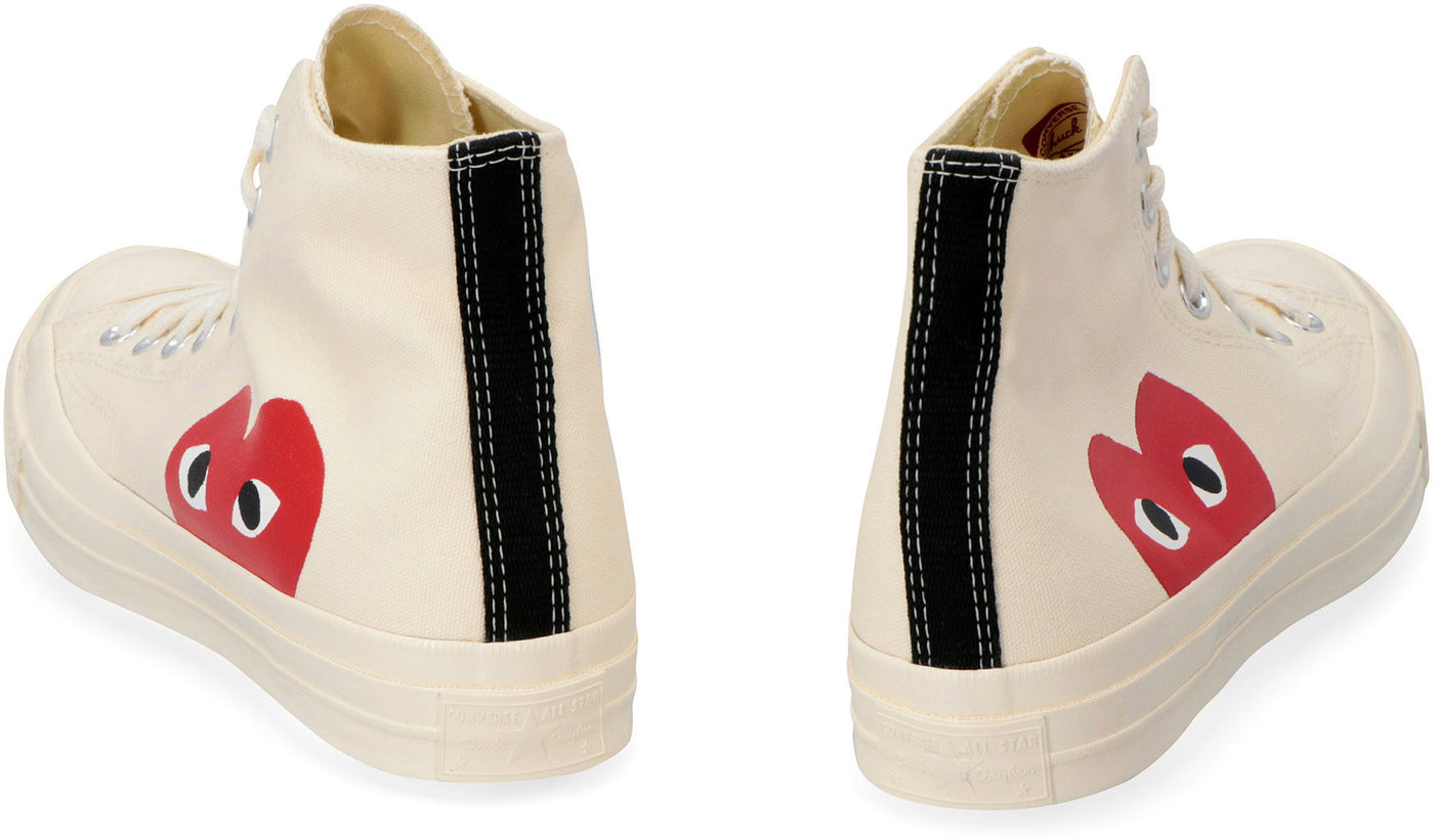 2 COMME DES GARÇONS PLAY CHUCK 70 HIGH-TOP SNEAKERS