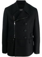 01 NEIL BARRETT SLIM ZIP-UP PEACOAT