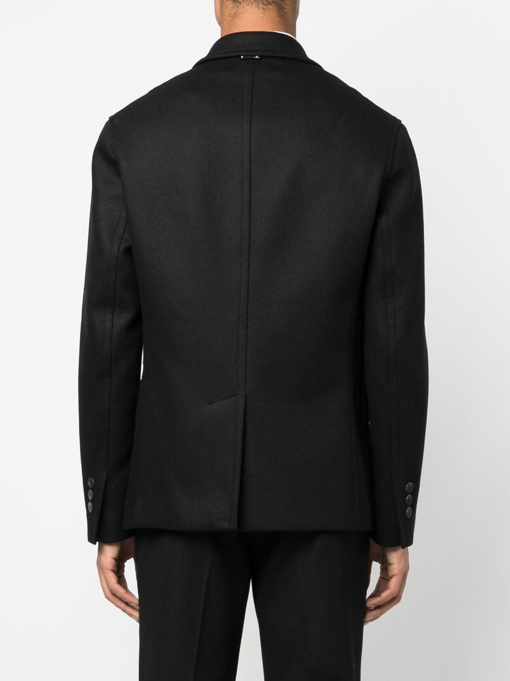 01 NEIL BARRETT SLIM ZIP-UP PEACOAT