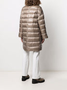 2600 HERNO TAUPE FEATHERS JACKETS