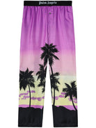 3710 PALM ANGELS PRINTED SILK PANTS