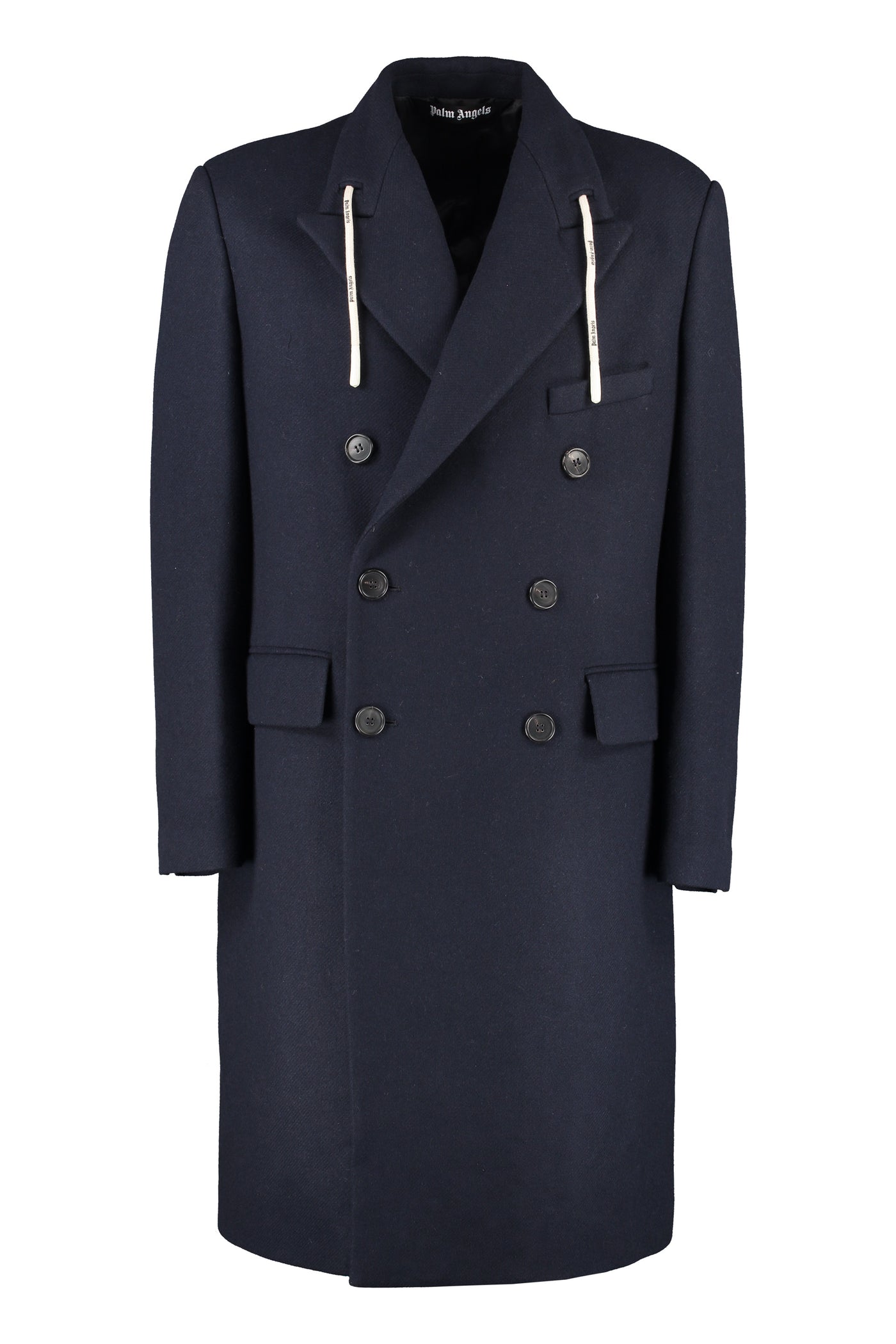 4610 PALM ANGELS DOUBLE-BREASTED COAT