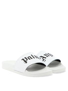 White PALM ANGELS "POOL" SANDALS