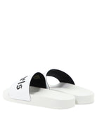 White PALM ANGELS "POOL" SANDALS