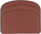 CAD A.P.C. LOGO DETAIL LEATHER CARD HOLDER