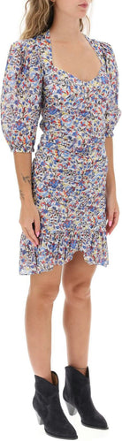 WHBU ISABEL MARANT ETOILE ISABEL  LUNESA COTTON MINI DRESS