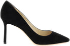 BLACK JIMMY CHOO  'ROMY 85' PUMPS