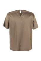 648 PESERICO SILK SATIN T-SHIRT