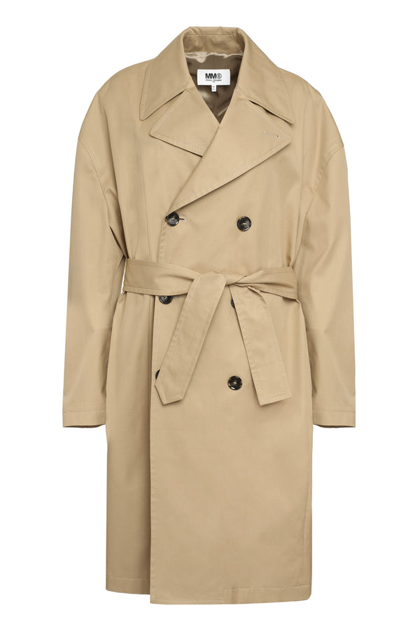 MM6 Maison Margiela Gabardine Trench Coat | LOZURI