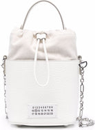 H0157 MAISON MARGIELA LEATHER 5AC BUCKET BAG