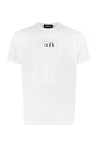 989 DSQUARED2 LOGO COTTON T-SHIRT