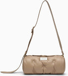 T2070 MAISON MARGIELA  BEIGE LEATHER GLAM SLAM PILLOW BAG