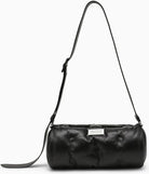 T8013 MAISON MARGIELA BLACK LEATHER GLAM SLAM PILLOW BAG