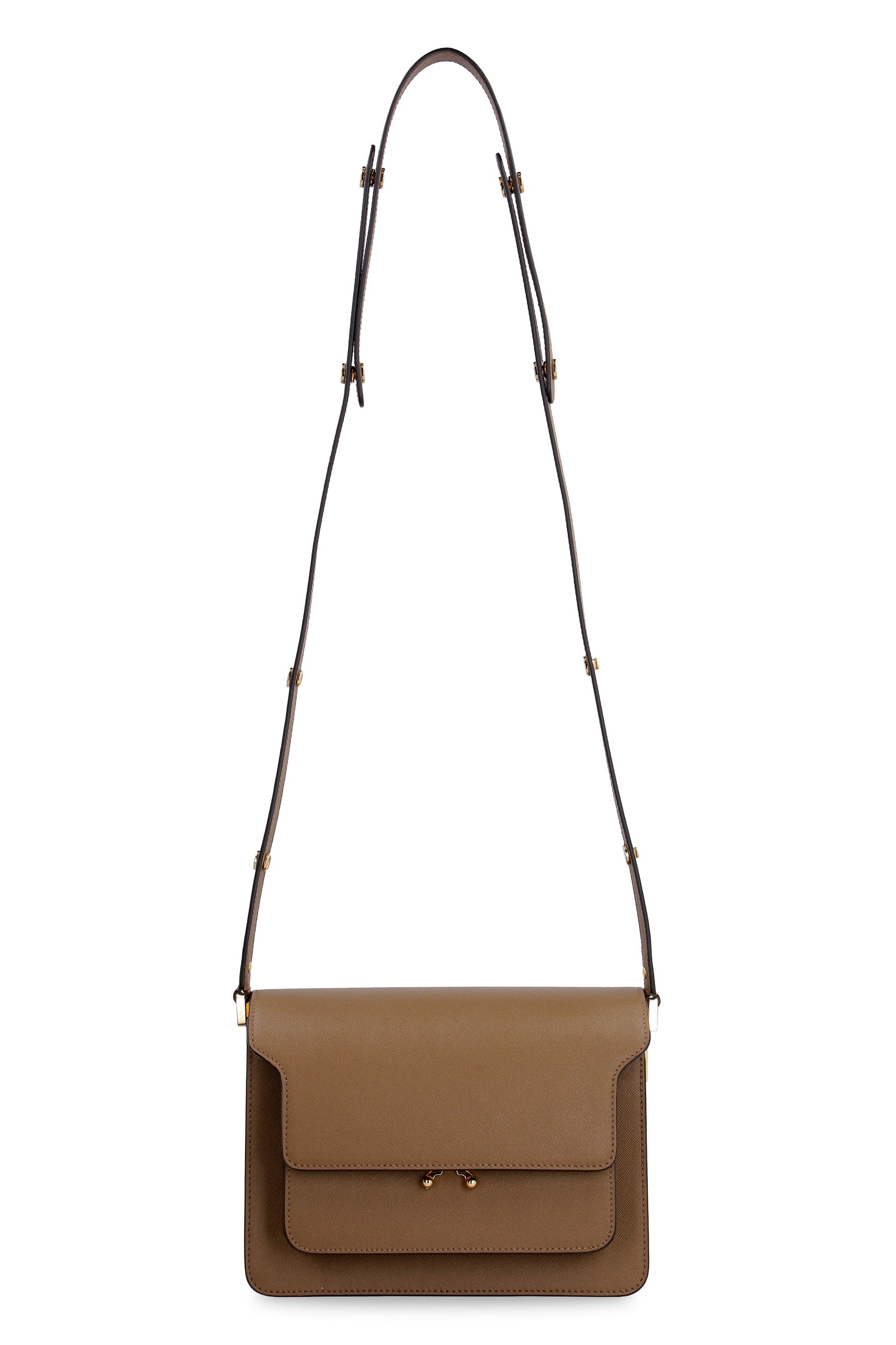 Marni Trunk Bag In Mono-Coloured Saffiano Calfskin