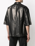 0NO VALENTINO LEATHER SHIRT / TOP