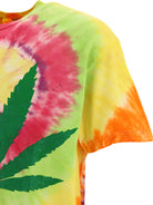 Yellow GALLERY DEPT. "TIE DYE WEED" T-SHIRT