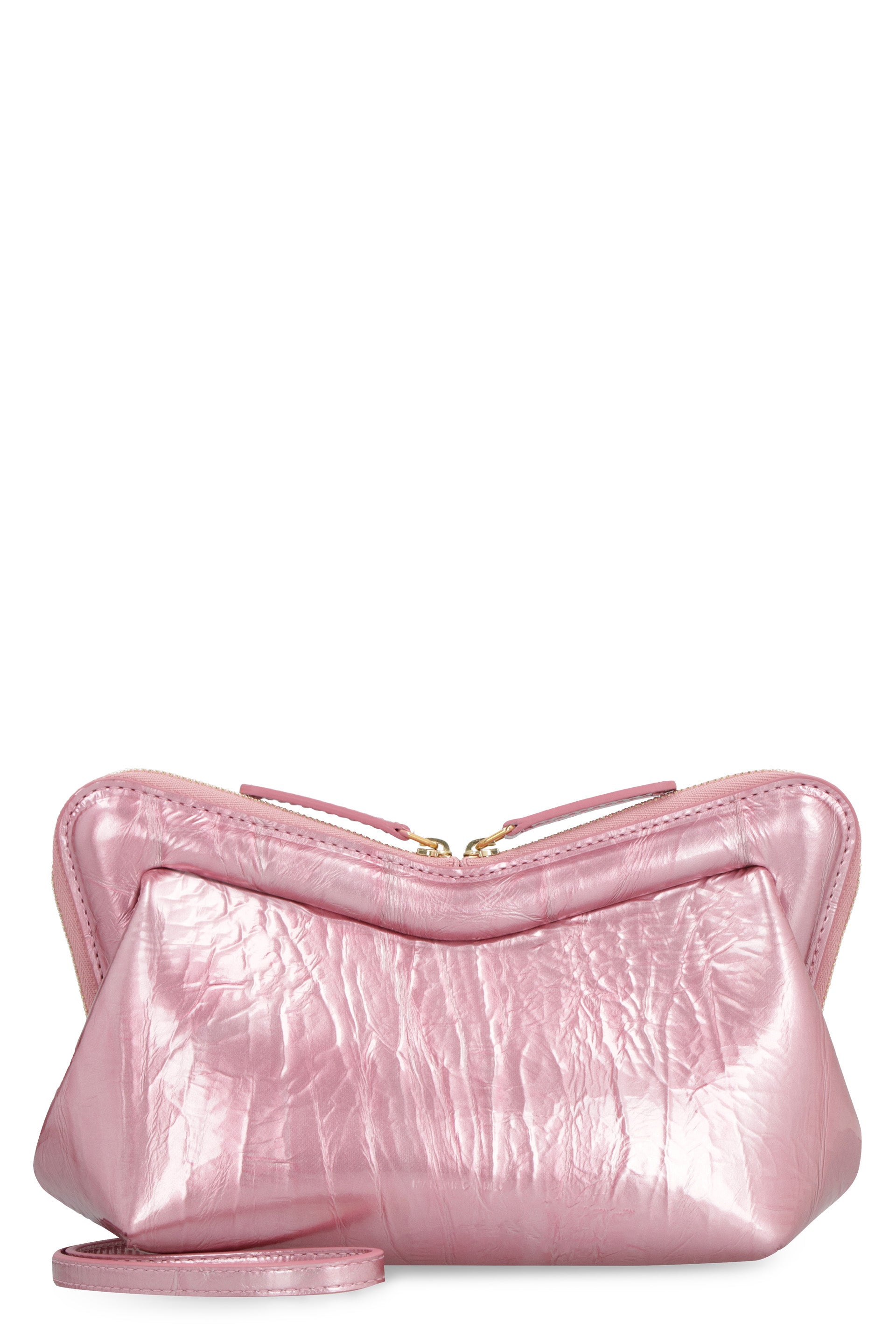 Celine Flamingo Patent Leather Clutch Pouch Bag