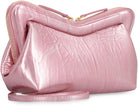 FLAMINGO MANSUR GAVRIEL MINI M FRAME LEATHER BAG