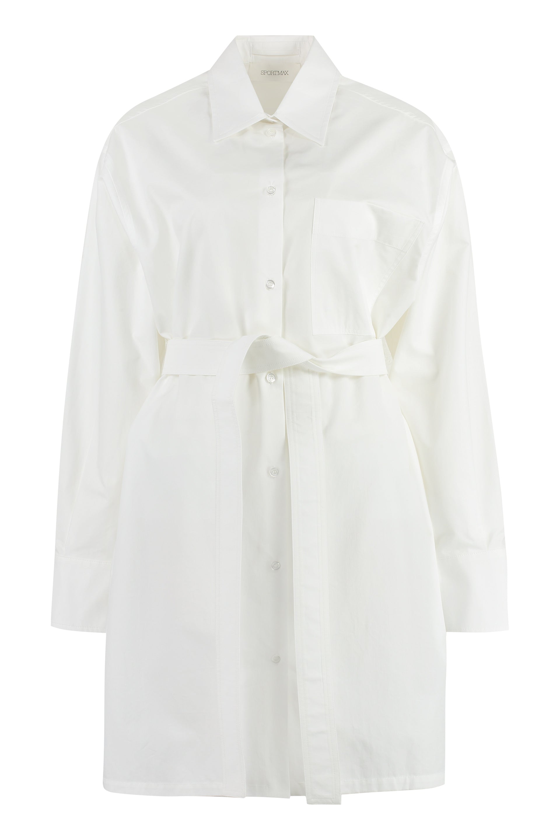 001 MAX MARA SPORTMAX WILLIAM COTTON SHIRTDRESS