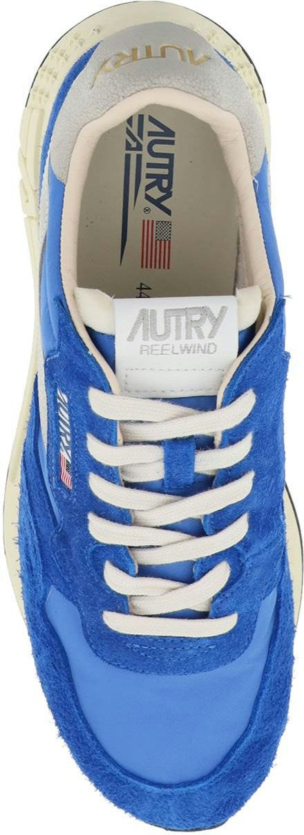 Autry Reelwind Low Top Nylon and Suede Sneakers - 41