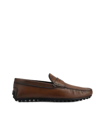 S801 TOD'S leather driver loafers.