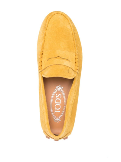 G414 TOD'S BUBBLE SUEDE LOAFERS