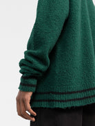 7PA BALMAIN BUTTONED CASHMERE CREWNECK