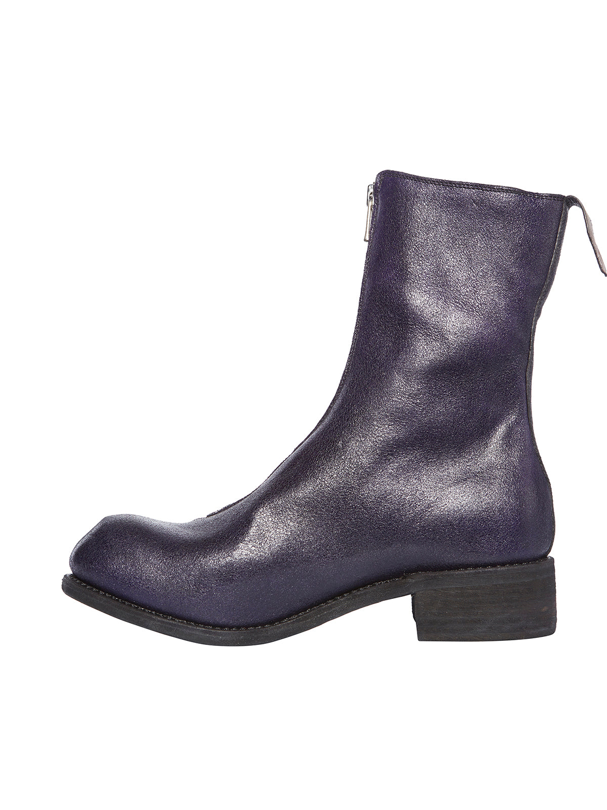 Violet GUIDI LEATHER BOOT WITH ZIP 